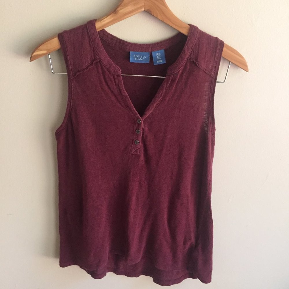 SOLD Linen Tank